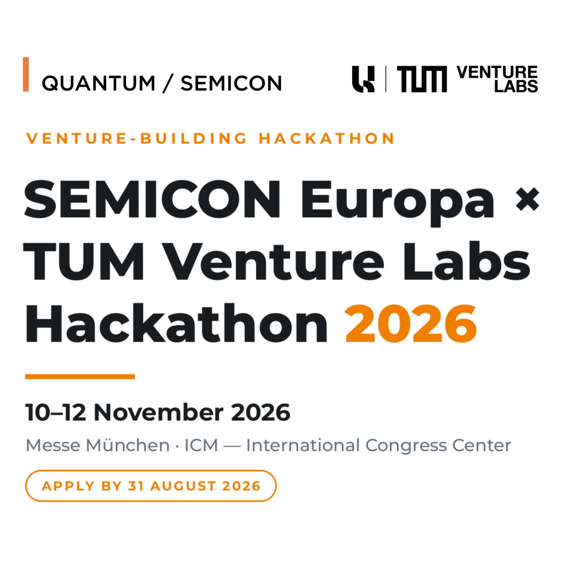 Hackathon SEMICON Europe 2026