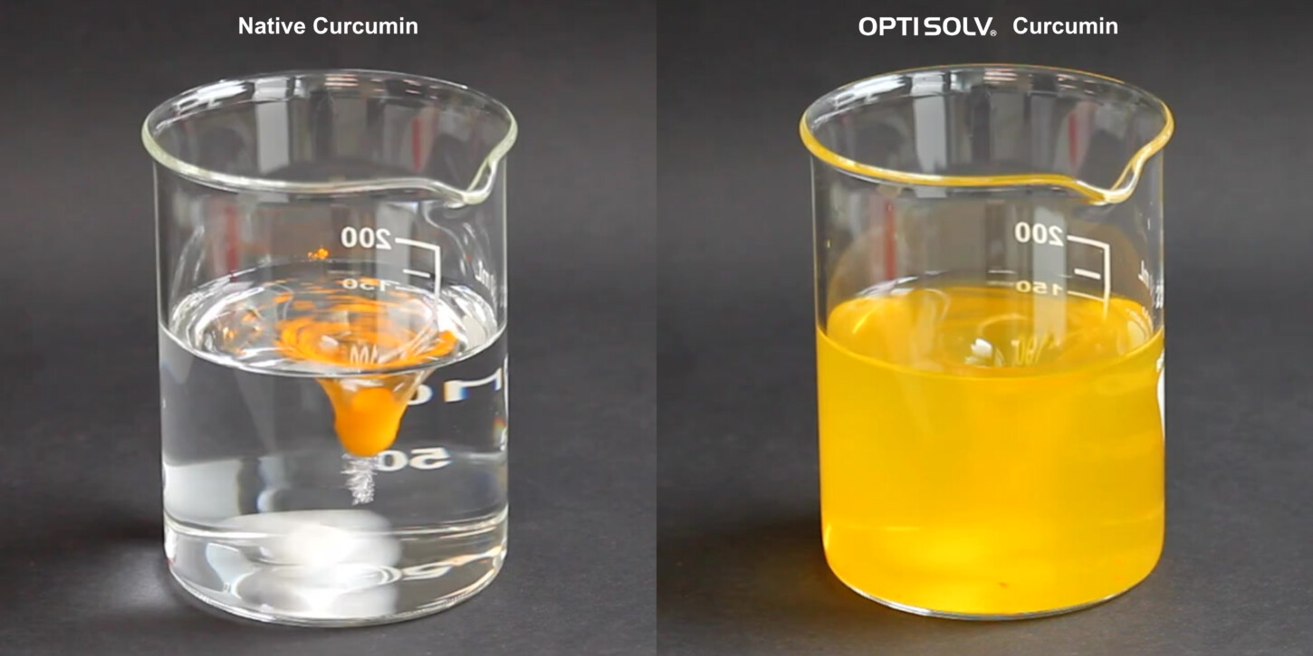 EVANIUM OPTISOLV Curumin VS Native stirring