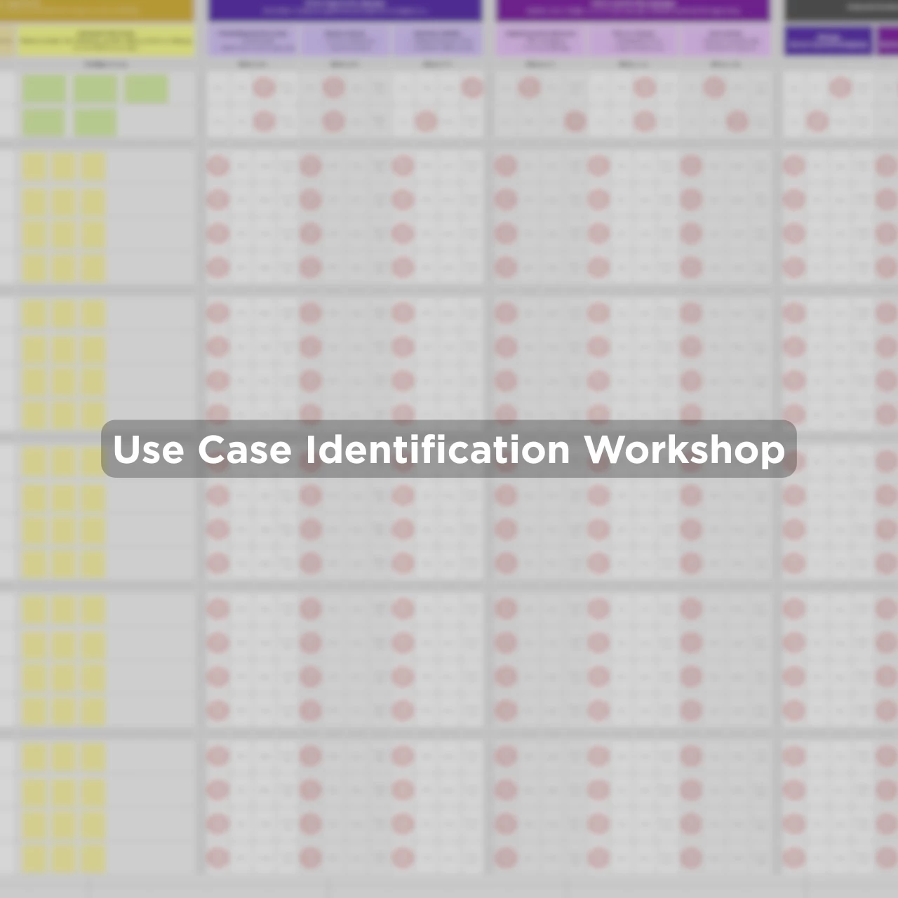 Use Case Identification Workshop