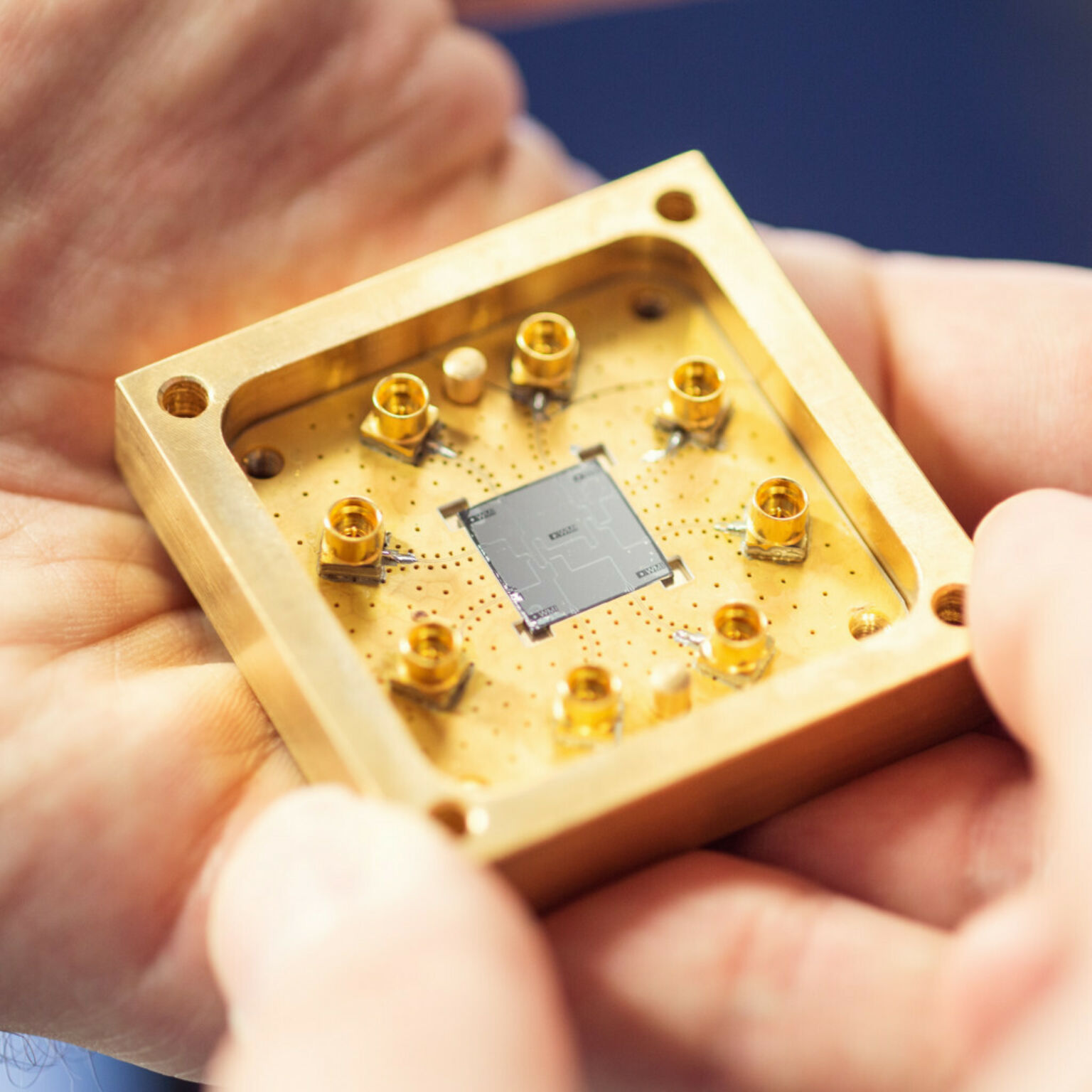Picture of a quantum chip
