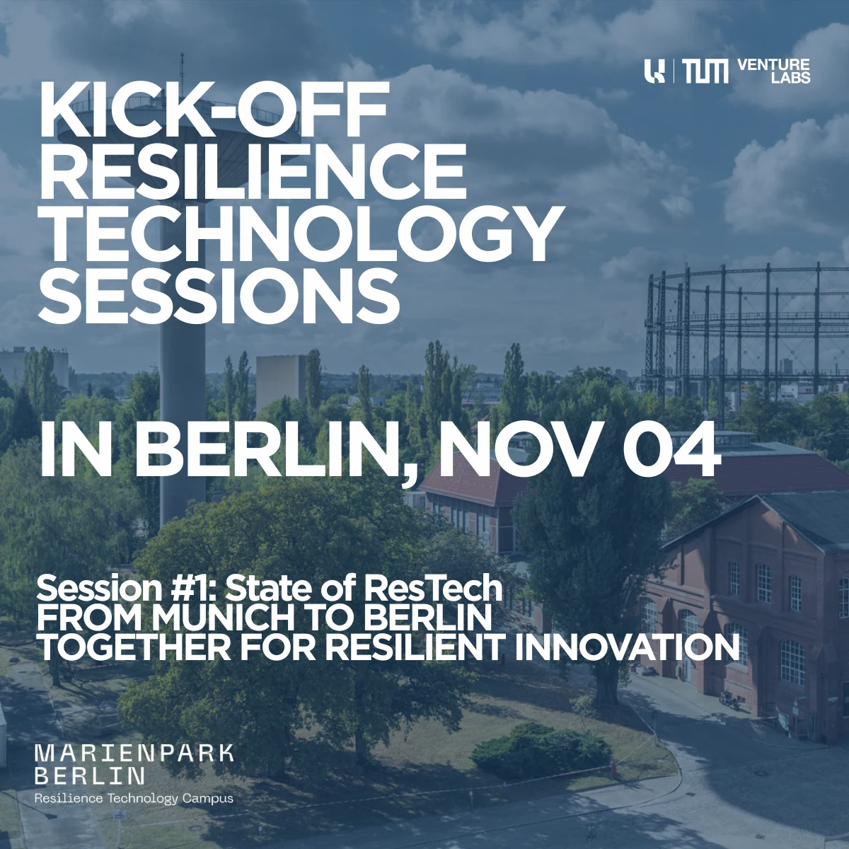 Kick off resilience technology sessions