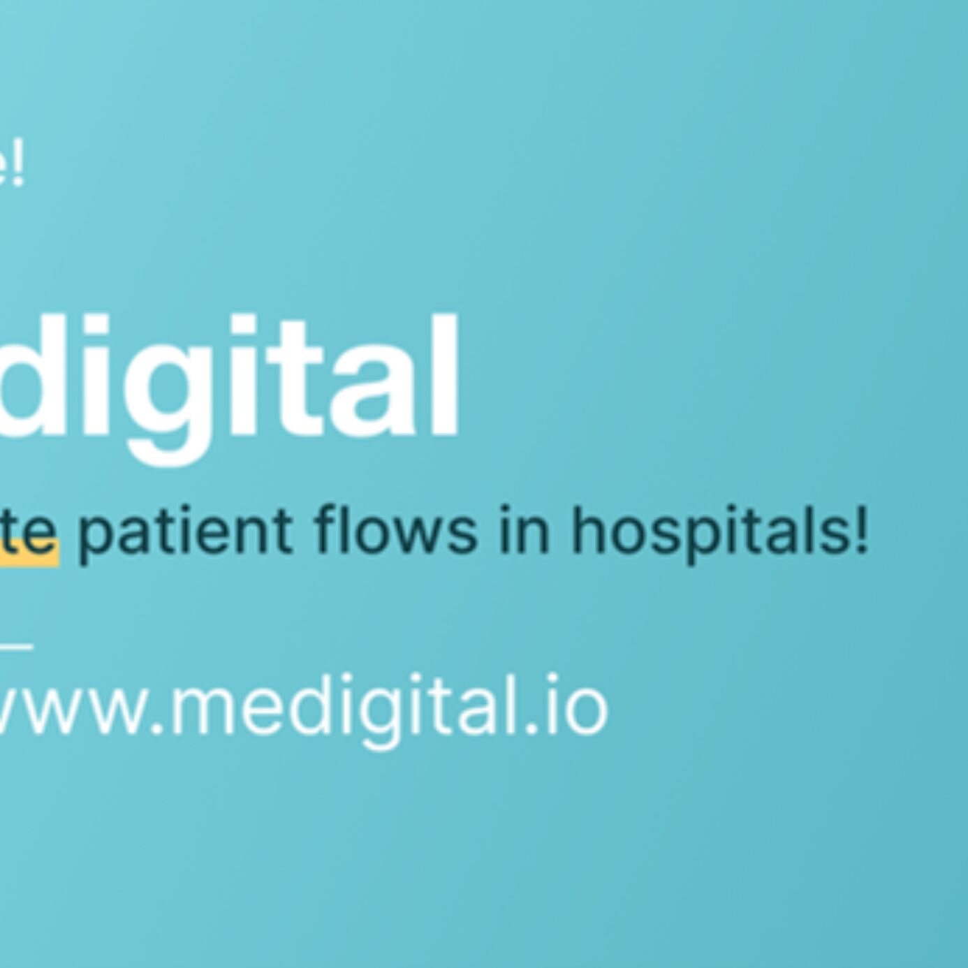 Showing the booking schedule for hospital beds of the Medigital solution